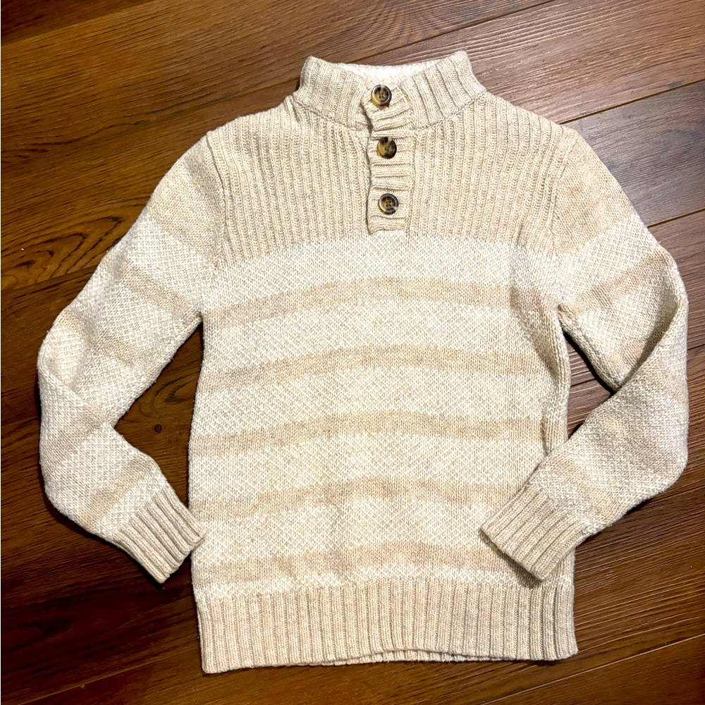 Boys oatmeal sweater cat & Jack size 8/10